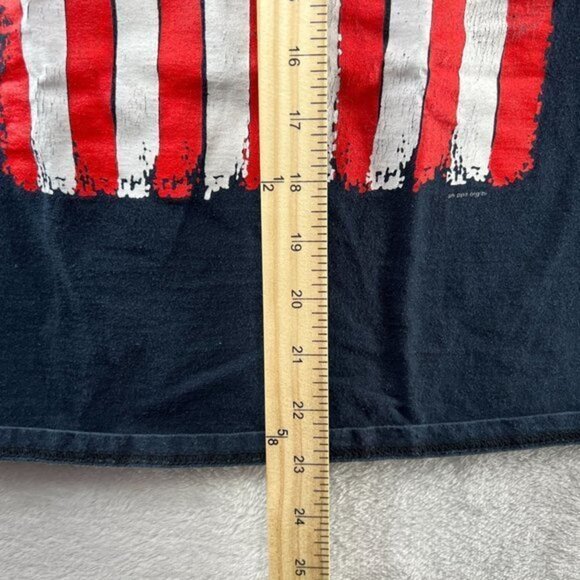 DARE Y2K Shirt Womens Small American Flag USA Graphic Tee - Picture 8 of 9